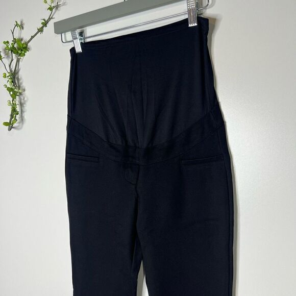 Stork & Babe Black Maternity Dress Pants Stretch - Picture 2 of 7